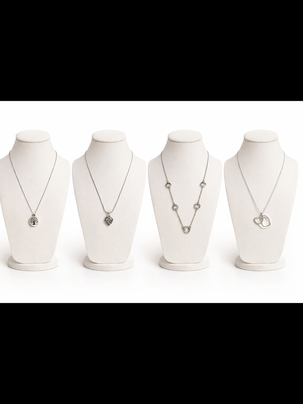 Chic Silver-Tone Necklace Bundle – Ricki’s | 4-Piece Everyday Style Set